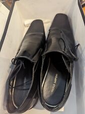 Zapatos formales Paolo Sartori para hombre talla 11 Reino Unido negros brillantes buen estado , usado segunda mano  Embacar hacia Argentina