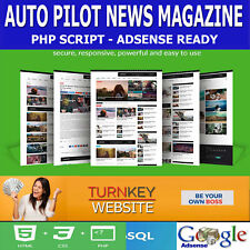 Revista de notícias | Site piloto automático - Adsense Ready - Controle de administrador | Script PHP, usado comprar usado  Enviando para Brazil