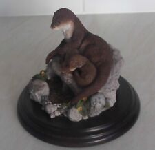 Otter family figurine for sale  CALNE