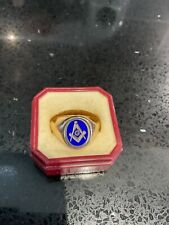 Masonic hallmarked 9ct for sale  BURNTISLAND