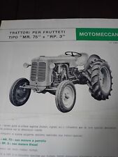 Brochure motomeccanica trattor usato  Brescia