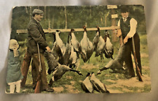 Texas Houston Vintage Goose Hunters Shotguns 1912 Postmark Stamp Error for sale  Shipping to South Africa