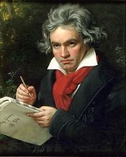 Pintura a óleo feita à mão de músico repro Joseph Stieler Beethoven comprar usado  Enviando para Brazil