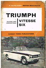 Triumph vitesse six for sale  ALFRETON