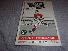 Doncaster rovers wrexham for sale  DUNFERMLINE