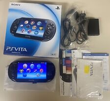 Sony PlayStation PS Vita Black OLED Model 1000 8gb Complete In Box AMAZING COND for sale  Shipping to South Africa