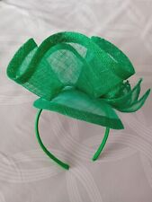 Emerald green fascinator for sale  BISHOP AUCKLAND