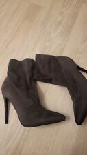Womens grey suede for sale  SHEFFIELD
