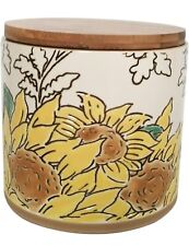 Guilded sunflower ceramic for sale  Acworth