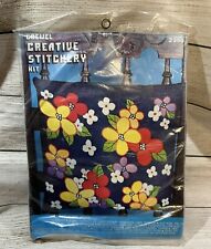 Kit de almohada de costura creativa Vogart Craft Crewel de colección 2350 matriz floral Tb10, usado segunda mano  Embacar hacia Argentina