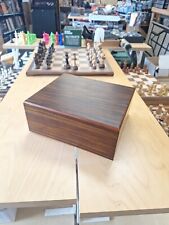 Scratch & Dent - Humidor Style Chess Piece Box - Ebony Finish for sale  Shipping to South Africa