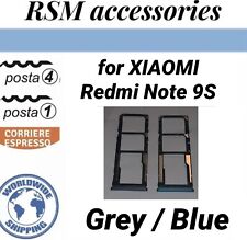 SIM card tray Xiaomi Redmi Note 9S carrello scheda tiroir tarjeta vassoio carte, usato usato  San Leo