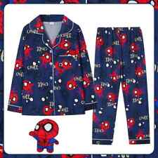 Marvel Spiderman Pajmas Set Otoño Algodón Pijama Niños Niños Ropa para el Hogar Ropa para dormir segunda mano  Embacar hacia Argentina