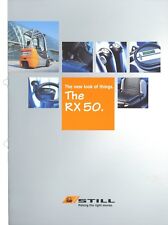 Usado, Still RX 50 Forklift brochure 2003 5/03 GB Prospekt Gabelstapler Stapler comprar usado  Enviando para Brazil