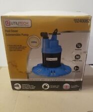 NEW Ultilitech Pool Cover Automatic Submersible Utility Pump 1/4 HP Garden Hose  for sale  Shipping to South Africa