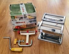 Vintage Atlas Marcato pasta machine, model 150 made in Italy + Pasta Cutter Bike, used for sale  Shipping to South Africa