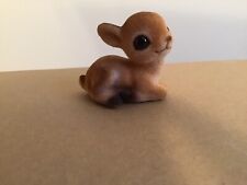 Vintage flocked fawn for sale  Warrington