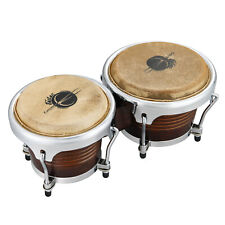 Usado, Instrumento de percusión de madera leonada tambor bongo Eastar 7"" + 8"" | Reacondicionado segunda mano  Embacar hacia Argentina