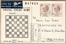 Jogo de xadrez postal, cartão postal da Turquia para a Áustria comprar usado  Enviando para Brazil