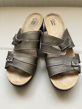 Clarks leather mules for sale  RADSTOCK