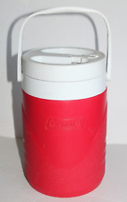 Used, COLEMAN 6001 Red/White 1-GALLON BEVERAGE COOLER, Wide Jug Rugged Twist-on Spout for sale  Shipping to South Africa