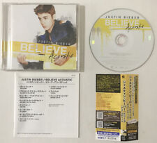Justin Bieber Believe Acoustic Rare Japanese Promo Cd OBI Strip + Lyric Book comprar usado  Enviando para Brazil