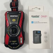 Pentax WG-10 Waterproof Digital Camera  Includes Battery and Charger WG10 Tested for sale  Shipping to South Africa