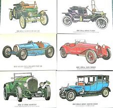 Vintage car postcards for sale  PRESTATYN