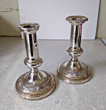 Pair stylish silver for sale  FOCHABERS