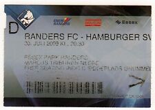 Boleto EC Randers FC - Hamburguesa SV 30.07.2009 segunda mano  Embacar hacia Argentina