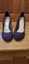 Ladies clarks purple for sale  LONDON