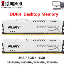 Memoria RAM de escritorio Kingston HyperX FURY DDR4 8 GB 16 GB 2400 2666 3200 DIMM 288 pines segunda mano  Embacar hacia Argentina