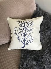 Blue seaweed cushion for sale  ST. AUSTELL