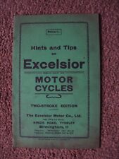 Excelsior motorcycles two for sale  DEESIDE