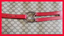 Cintura gucci rossa usato  Italia