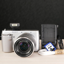 Câmera Digital Sony Alpha NEX-F3K 16MP Prata com Lente 18-55mm SOMENTE OBTURADOR 2.426 comprar usado  Enviando para Brazil