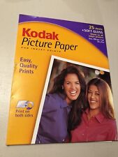 "Impresora de inyección de tinta de papel fotográfico Kodak 15 hojas brillo suave 8,5"" x 11" segunda mano  Embacar hacia Argentina