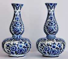 Delft gourd vase for sale  Shipping to Ireland