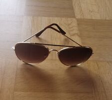 Sonnenbrille goldfarbenes gest gebraucht kaufen  Hilchenbach