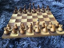 Umbra Wobble Chess Set - Beechwood and Walnut complete good condition for sale  Shipping to South Africa