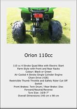 Orion 110cc quad for sale  LIVERPOOL