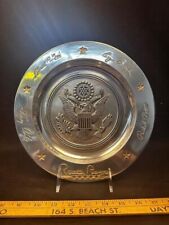 Presidents pewter charger for sale  Burbank