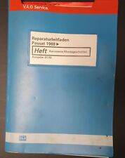 Reparaturleitfaden passat 1988 gebraucht kaufen  Wolframs-Eschenbach