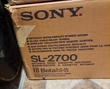 Sony betamax 2700 for sale  Toulon