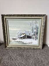 Winter landscape painting for sale  Princeton
