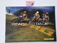 Used, RARE HUSABERG MOTORCYCLES COMPLETE RANGE BROCHURE 2000 FRENCH 24pgs VNC SWEDEN for sale  Shipping to South Africa