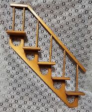 Estante de madera para escalera colgante de pared exhibición corazones en miniatura, usado segunda mano  Embacar hacia Argentina