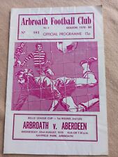 Arbroath aberdeen 22nd for sale  STONEHAVEN