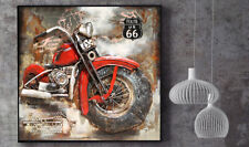Pintura 3D enorme feita à mão Harley Davidson para decoração de casa/garagem, usado comprar usado  Enviando para Brazil