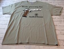 Camiseta Smith & Wesson XL Body Piercing Promo Rara Hanes segunda mano  Embacar hacia Argentina
